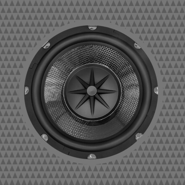thumbnail image 2 of Harmony Audio HA-CMB8 8" Car Stereo Mid-Range Speakers – Cabron Series, 4 Ohm, 140W RMS 2 of 6