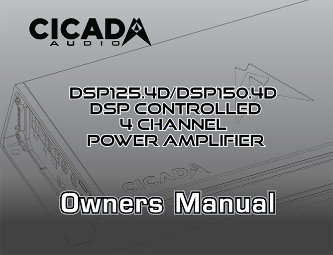 DSP125.4D DSP150.4D MANUAL COVER